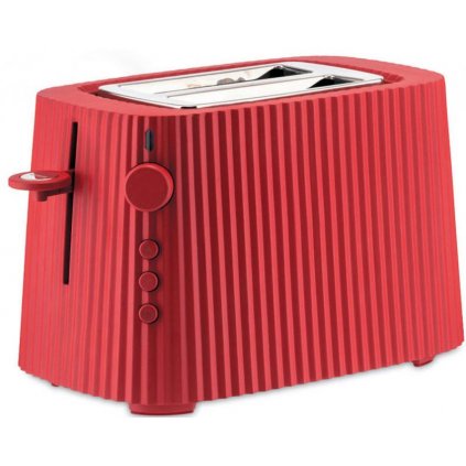 Toaster PLISSE, 2 felii, roșu, Alessi