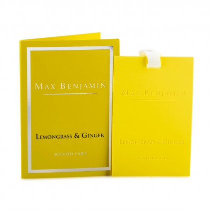 Carte parfumată LEMONGRASS & GINGER, Max Benjamin