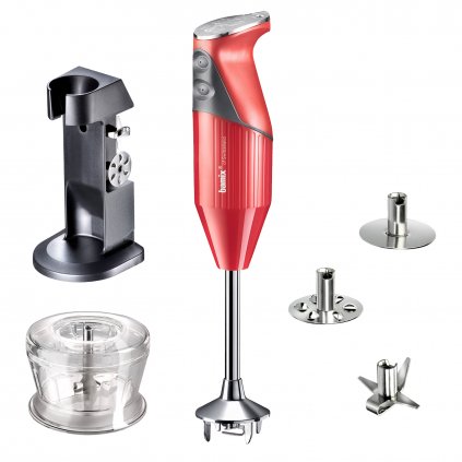 Mixer de mână DELUXE tip D, 200 W, roșu, Bamix