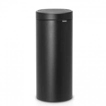 Coș de gunoi cu capac sensibil la atingere TOUCH BIN NEW, 30 l, negru mineral, Brabantia