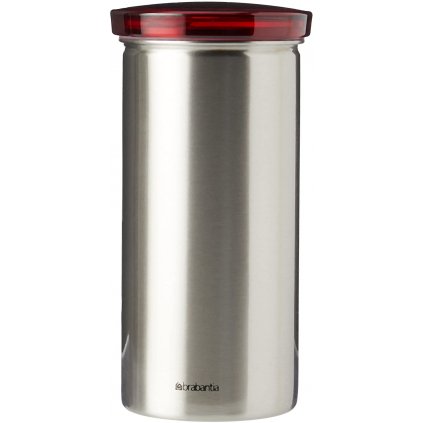 Organizator pentru capsule de cafea SENSEO 1,4 l, pentru 18 capsule, capac roșu, Brabantia