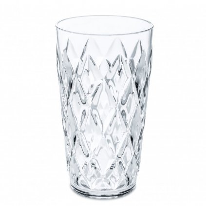 Pahar înalt de plastic pentru băuturi CRYSTAL L 450 ml, transparent, Koziol