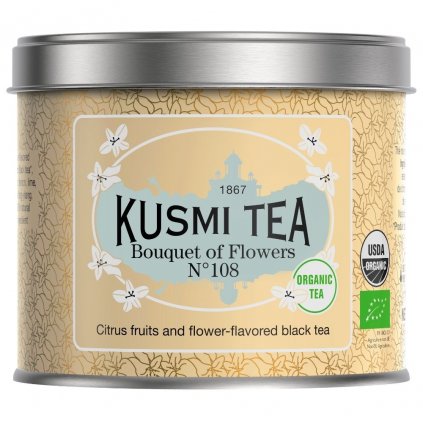 Ceai negru BOUQUET OF FLOWERS N°108, 100 g ceai din frunze vrac, Kusmi Tea