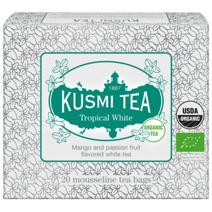 Ceai negru BOUQUET OF FLOWERS, 20 pliculețe de ceai de muselină, Kusmi Tea