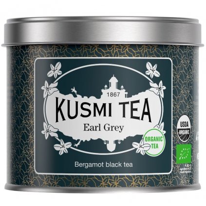 Ceai negru EARL GREY, cutie de ceai din frunze vrac 100 g, Kusmi Tea