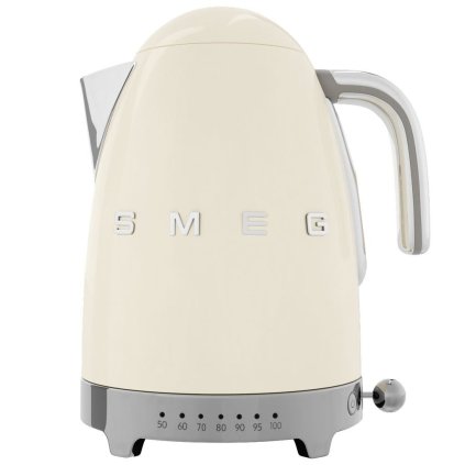Ceainic cu control al temperaturii KLF04CREU 1,7 l, cremă, Smeg