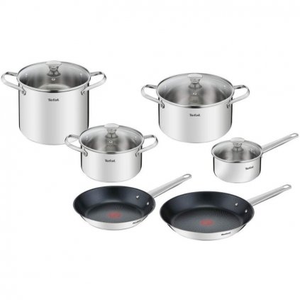 Set de vase pentru gătit COOK EAT B922SA55, 10 buc, Tefal