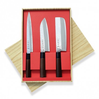 Set de cuțite in cutie TSUCHIME TOPOR JAPAN Dellinger 3 buc