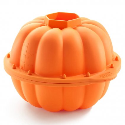 Tigaia formă Bundt PUMPKIN, portocaliu, silicon, Lékué