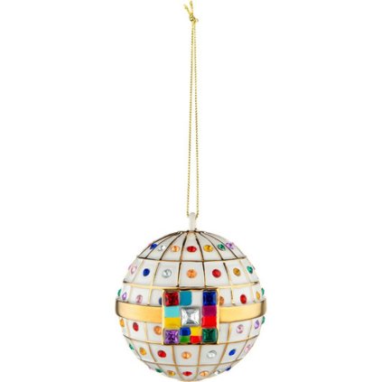 Ornament pentru pomul de Crăciun PALLA FIDANZAMENTO alb, Alessi