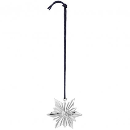 Ornament pentru pomul de Crăciun NORTH STAR, 6,5 cm placat cu argint, Rosendahl