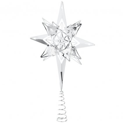 Ornament pentru pomul de Crăciun TOP STAR, 32 cm, placat cu argint, Rosendahl