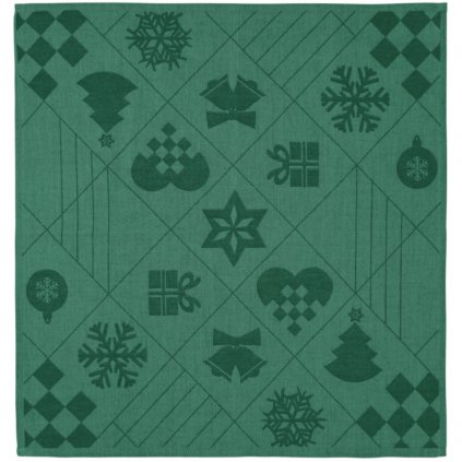 Șervețel de Crăciun NATALE, set de 4 buc, 45 x 45 cm, verde, Rosendahl