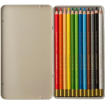 Set de creioane PRINTWORKS CLASSICS, 12 buc, Printworks