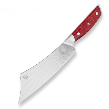 Cuțitul bucătarului BBQ MAX SANDVIK RED NORTHERN SUN, 21 cm, Dellinger