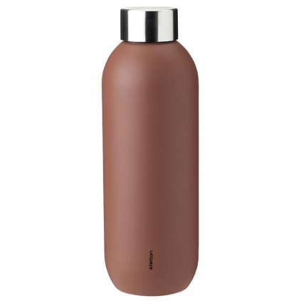 Sticlă termos KEEP COOL 600 ml, roșu maro, Stelton