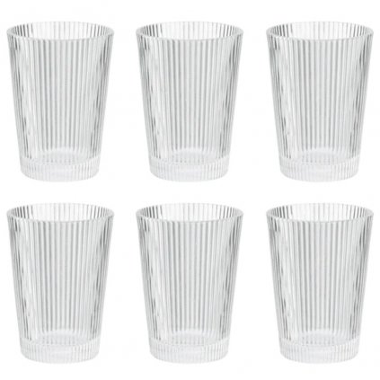 Pahar de apă PILASTRO, set de 6, 240 ml, Stelton