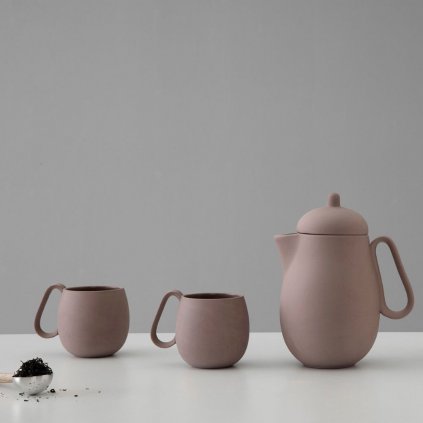 Ceașcă pentru ceai NINA, set de 2 buc, 250 ml, roșu, Viva Scandinavia