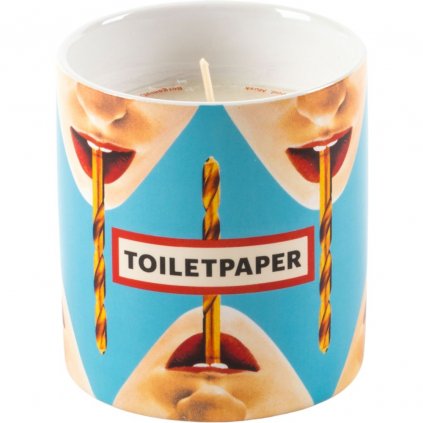 Lumânare parfumată TOILETPAPER DRILL 9,5 cm, Seletti