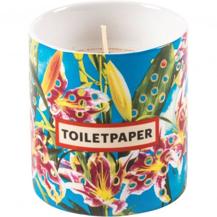 Lumânare parfumată TOILETPAPER FLOWERS 9,5 cm, Seletti