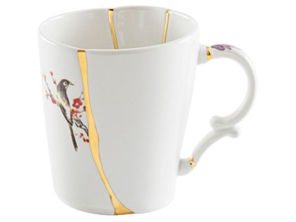 Cană KINTSUGI 3 albă, Seletti