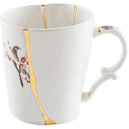 Cană KINTSUGI 3 albă, Seletti