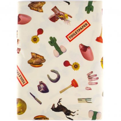 Față de masă TOILETPAPER MIX 140 x 240 cm, vinil Seletti