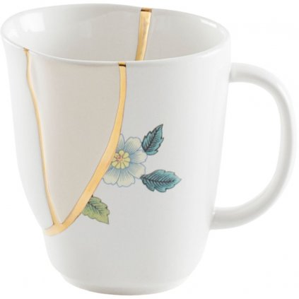 Ceașcă de ceai KINTSUGI 1, alb, Seletti