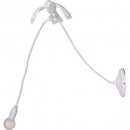Lampă de perete SPARROW TAKING OFF, 100 cm, alb, Seletti