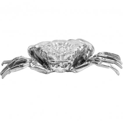 Figurină WUNDERKAMMER HOLY CRAB, 32 cm, argintiu, aluminiu, Seletti