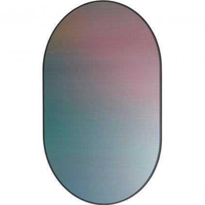 Oglindă de perete ROUND 84 cm, roz/albastru, Fritz Hansen