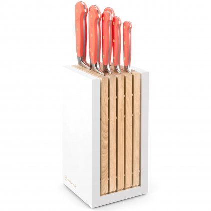 Bloc cuțite CLASSIC COLOUR, set de 8, coral peach, Wüsthof