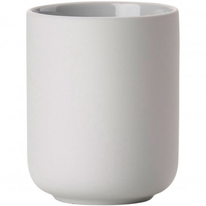 Suport pentru periuță de dinți UME 10 cm, gri deschis, ceramică, Zona Danemarca
