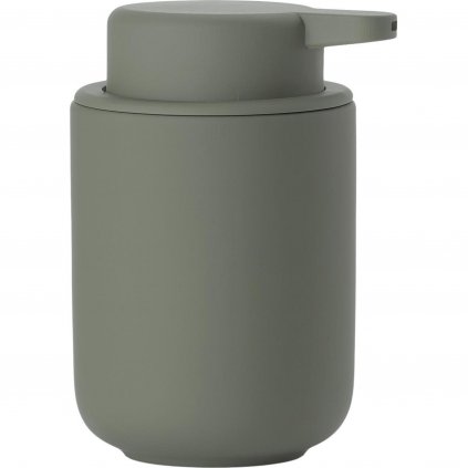 Dozator de săpun UME 250 ml, verde oliv, ceramică, Zone Denmark