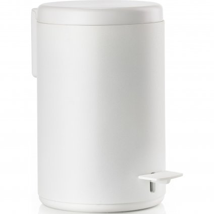 Coș pentru gunoi baie RIM 3 l, alb, aluminiu, Zona Danemarca