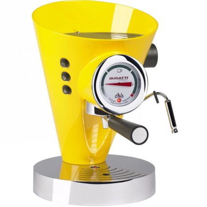 Espressor DIVA 0,8 l, galben, oțel inoxidabil, Bugatti