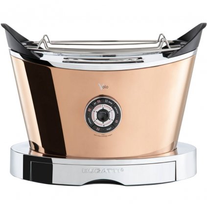 Toaster VOLO 32 cm, aur roz, oțel inoxidabil, Bugatti