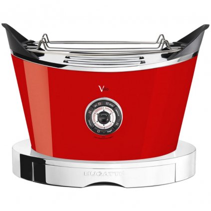 Toaster VOLO 32 cm, roșu, oțel inoxidabil, Bugatti