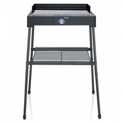 Grătar electric PG 8566 98 cm, în picioare, negru, Severin