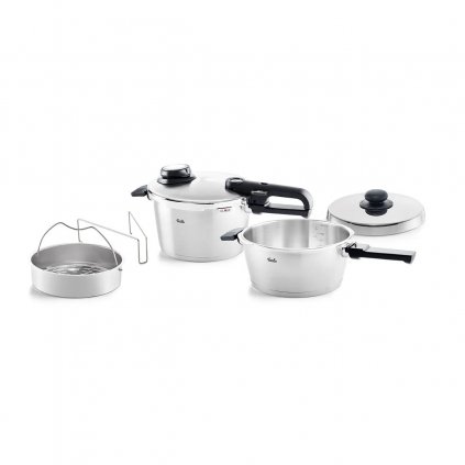 Oală sub presiune VITAVIT PREMIUM, set de 2, 3,5 l + 4,5 l, Fissler