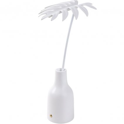 Lampă de masă portabilă LEAF #2 33 cm, alb, rășină, Seletti