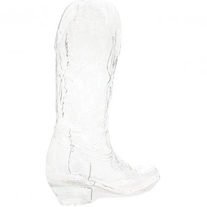 Vază CRYSTALBOOTIE 28 cm, transparent, sticlă, Seletti