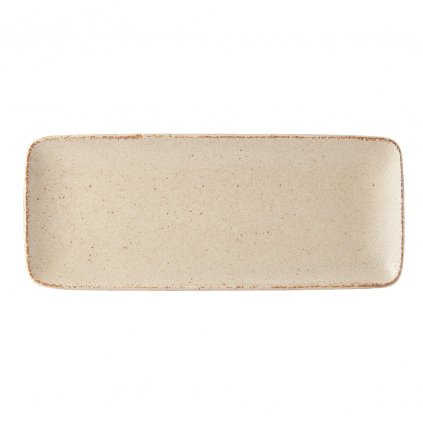 Farfurie de servit SAND FADE 29,5 x 12 cm, bej, MIJ