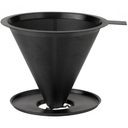 Filtru de picurare NOHR, negru, din oțel inoxidabil, Stelton