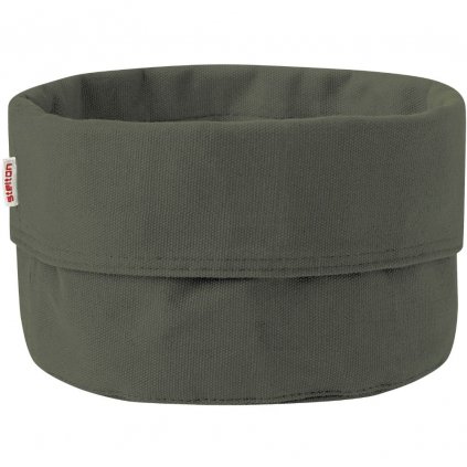 Coș de pâine 23 cm, verde închis, bumbac, Stelton