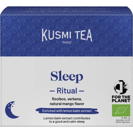 Ceai de plante SLEEP RITUAL, 18 pungi de muselină, Kusmi Tea