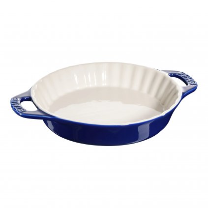 Formă pentru tort 24 cm, albastru, ceramică, Staub