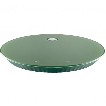 Cântar alimentar digital PLISSÉ 27 cm, verde, plastic, Alessi