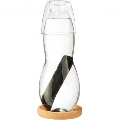 Carafă pentru apă EAU GOOD 800 ml, transparent, din sticlă, Black+Blum