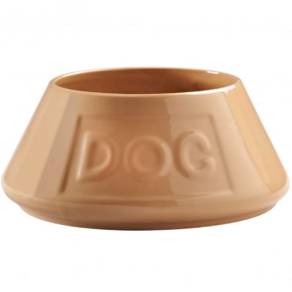 Bol pentru câini NON TIP 21 cm, scorțișoară, ceramică, Mason Cash